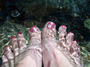Antifungal Nail Polish on Beautiful Feet
