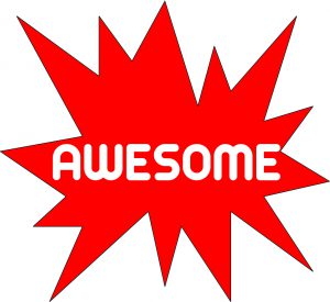 PICTURE OF WORD AWESOME