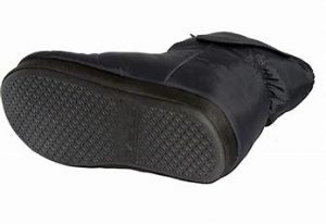 PICTURE OF SHARPER IMAGE RECHARGEABLE HEATED SLIPPERS