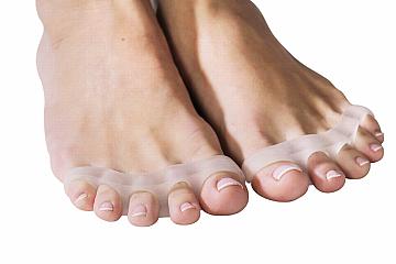 PICTURE OF TOE SEPARATORS FOR OVERLAPPING TOES